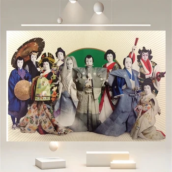 Japonská Architektura Téma Narozeniny Fotografie, Pozadí Strana Meiji reformy Restaurace Decration Photo Studio Rekvizity Banner