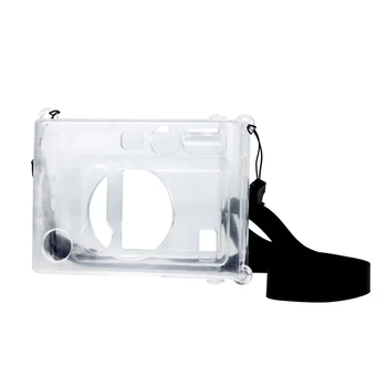 Pro Fujifilm Mini EVO Přenosný Transparentní Fotoaparát pro Případ Prachotěsný Ochranný Kryt Praktický Lehký s Popruhem