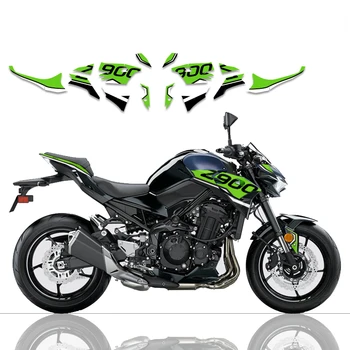 Motocykl tělo kapotáž nálepka logo nálepky Protector Nálepka Pro KAWASAKI Z900 Velikost M