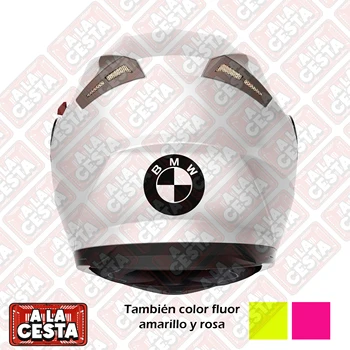 Balení Sada 2 ks 2x1 bmw logo moto samolepka samolepka vinyl dekorativní custom pro motocykl závodní kolo, auto, motocykl, helmu, zábavné originální Fluorescenční barvy 2x1
