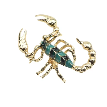 Scorpion Insect Smalt Brož Pin kov Klopě Brože Kolíky Pro Ženy, Děti, Šátek, Šaty, Klobouk, Doplňky, Šperky