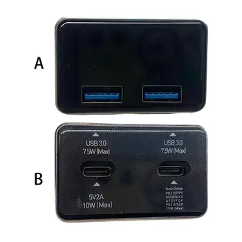 Přenosná Dokovací Stanice USB Příslušenství Extender Profesionální Plug Rychlé Harge Nabíječka USB Extender pro Teala/Y Auto