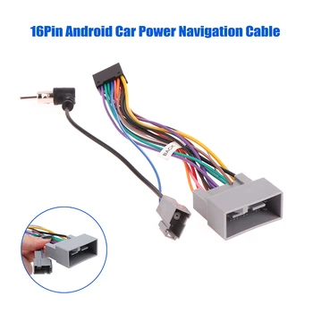 Android Auto Power Navigační Kabel 16PIN Modifikované Line Adaptér Pro Honda Fit MĚSTO CRV/HRV JAZZ Kabelového vedení Příslušenství