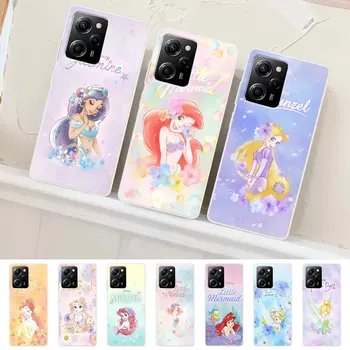 Květinové Disney Princess Pouzdro pro Xiaomi Poco M5 X5 X3 NFC M5 X4 GT F3 F2 M3 Pocophone F1 M4 M2 Pro TPU Měkké Jasné, Telefon Kryt