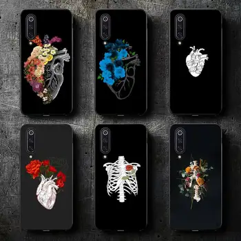 Lidské Orgány Srdce, Meridián Ledvin Telefon Pouzdro Pro Xiaomi9 10 11PRO LITE Redmi NOTE7 8 9 10A PRO K40 Poco3 Shell