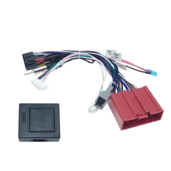 Auto Audio Napájecí Kabel 16PIN Adaptér Audio kabelový Svazek s Canbus Box pro Mazda 3 5 6 8 CX-7 2008-2015