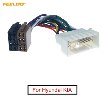 FEELDO Auto Radio CD Kabelového svazku Originální hlavní Jednotky Kabel Pro Hyundai, KIA ISO Stereo Konverze Plug Wire Adaptér