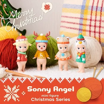 Sonny Angel Veselé Vánoční Sérii Zábavných Mini Obrázek Kolekce Mystery Slepý Box Módní Dekorace Model Panenky Pro Překvapil Dárek
