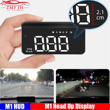 M1 Auto OBD2 HUD GPS Head Up Display s 2 Alarm Elektronické čelní Sklo Projektor, Digitální Rychloměr, Auto, Kompas Pro Všechny Auto