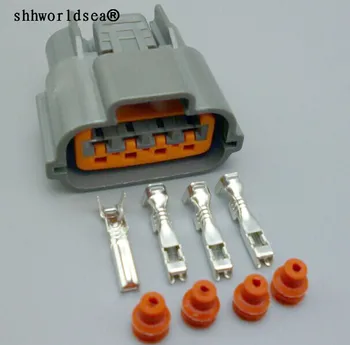 shhworldsea 4pins 2,2 mm automobilový vodotěsný konektor uprostřed drážky (2.2), ženské 6098-0144 auto lambda-sondy, konektor