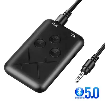 Bluetooth-kompatibilní Přijímač Vysílač 2-v-1 Bezdrátové Stereo Audio Přijímač, 3.5 mm Jack RCA Adaptér Drop Shipping