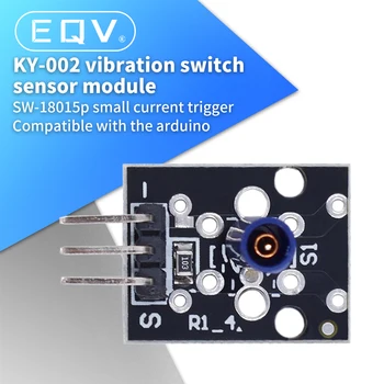 3pin KY-002 SW-18015P Šok Vibrační Spínač Senzor Modul pro arduino Diy Kit