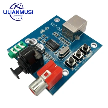 PCM2704USB dekodér zvukové karty USB DAC vstup koaxiální optické vlákno hi-fi zvuková karta dekodéru horečka