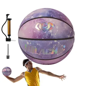 Holografie Reflexní Basketbal Reflexní Self-Osvětlení Holografie Basketbal Velikost 7 Indoor Outdoor Street Kompozitní PU