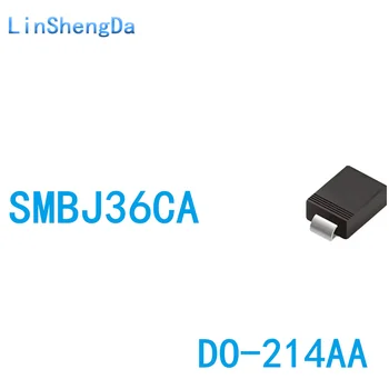 10KS 36V patch obousměrný TELEVIZORY přechodné dioda SMBJ36CA (P6KE36CA) DO-214AA