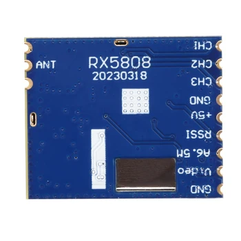 RX5808 Bezdrátové Video Přijímač Audio Modul RX5808 Frequency Phase Lock Analogový Výstup AV Signálu 3,5 V 170mA Rady