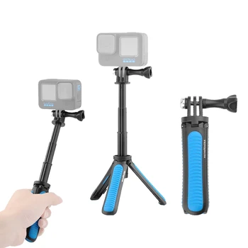 Výsuvný Selfie Stick pro GoPro Hero 10 9 8 7 6 5 Osmo Přenosné Vlog Stativ Mini Akční Kamera Rukojeť Gopro Příslušenství