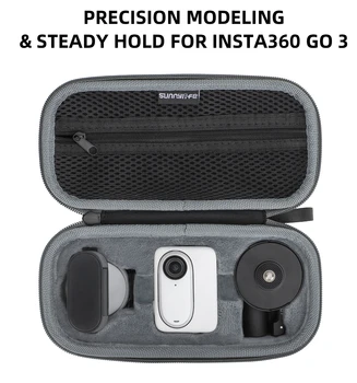 Vhodné pro Insta360 JÍT 3 skladování taška pro GO 3 přenosné ochranné pouzdro, fotoaparát, doplňky, kabelka kufr