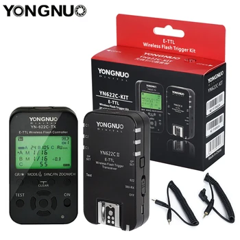 Yongnuo YN622C-TX Vysílač YN622C II Přijímač 2.4 G TTL HSS Wireless Flash Trigger YN622-TX pro Canon 5DIV 7D 580EX II, 600EX