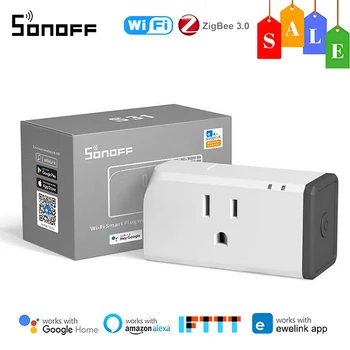 SONOFF S31 Lite Smart Plug NÁS WiFi/Zigbee Smart Power Plug App/ Hlas/ LAN ewelink Ovládání APLIKACE Podporuje Alexa Google Domov