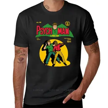 Psychman a Magic Head T-Shirt Estetické oblečení graphic t shirt anime kočka košile fruit of the loom pánská trička