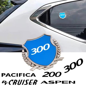 3D Kovové Chrome Odznak, Nálepka, Car Styling Znak Obtisk Pro Chrysler 300 200 Sebring FR JR Pacifica, PT Cruiser, auto příslušenství