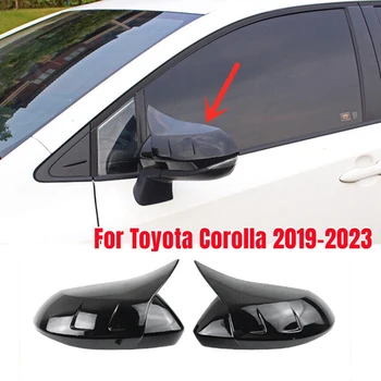 Lesklý Černý VŮL Roh Boční Dveře, Zpětné Zrcátko, Kryt Střihu Čepice Dílů Pro Toyota Corolla 2019-2023