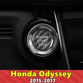 Carbon Fiber Auto Ochranné Motoru Tlačítko Start Kryt Spínač Pro Honda Odyssey 2015 2016 2017 Auto příslušenství