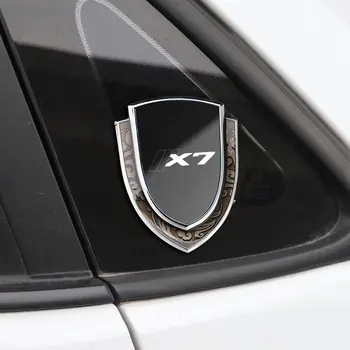 Auto Samolepka Emblémy Straně Štít Car Styling Logo Odznak Auto Těla, Okna, Nálepka Pro BMW X7 auto Příslušenství
