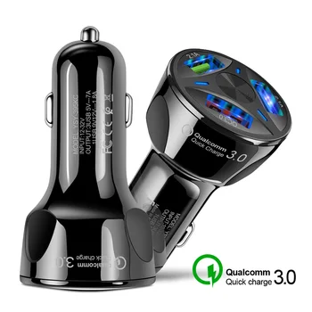 Qc3.0 Auto Nabíječku Mobilního Telefonu Tři USB pro Suzuki Grand Vitara 2016 Sx4, swift, jimny Hyundai Solaris Verna Tucson Ix35 I30