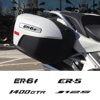 Motocykl Kovový Emblém Skútr Vodotěsné 3D samolepky, Obtisky Auto Odznak Pro Kawasaki Ninja ER-6 ER-6f GTR1400 J300 KLX 140L ER-5