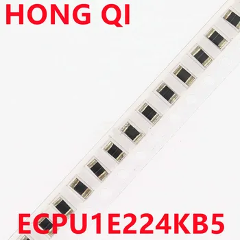 10PCS Nové Originální ECPU1E224KB5 SMT polyester film kondenzátor 1206 0.22 UF 220nF 10% 25V