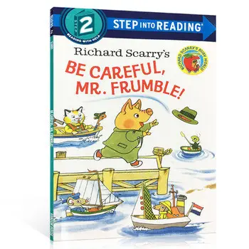 MiluMilu Krok Do Čtení Úroveň 2: Richard Scarry Být Opatrní Pan Frumble Originální anglická Obrázková Kniha