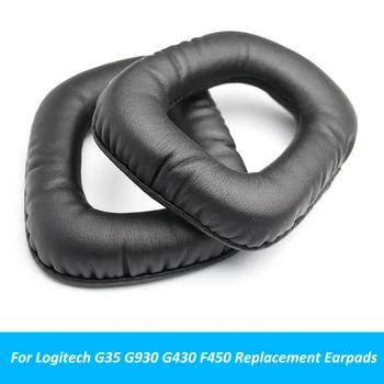 Černá Náhradní Ušní Polštářky Polštáře Jsou Dodávány Koncovky Díly Pro Logitech G35 G430 G930 F450 Sluchátka Headset Příslušenství