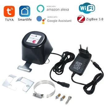 Tuya WiFi Vody Ventil Zigbee Plynu Automatické Řadiče Domácí Automatizace Pro Alexa Google Assistant Bezdrátové Ovládání Smart Life