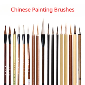 Čínské Malířské Štětce Sada Krajinomalby Psaní Perem Akvarel Nápisy, Kaligrafie Kartáč Studentů Nástroje Pro Malování