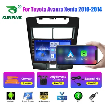 10.33 Palcové autorádio Pro Toyota Avanza Xenia 10-14 2Din Android Octa Core autorádia GPS Navigace Přehrávač QLED Obrazovce Carplay