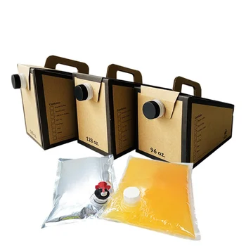 Vlastní productCustom 1L 2L 3L 96oz/128 oz/160oz plastové klepněte na kávu bag in box s kávou box dávkovač