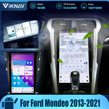 Dotykový Displej autorádia Pro Ford Mondeo 2013-2021 Android 12 Multimediální Přehrávač 13.6 palcový 2 din GPS CarPlay hlavní jednotky Stereo wifi
