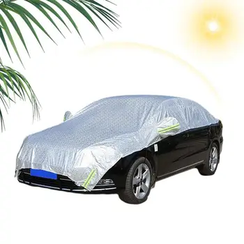 Auto Sluneční Kryt Proti Slunečnímu Záření Hliníkové Fólie Kryt Pro Auto Tělo Mimořádnou Ochranu Vozidla, Dodávky Pro Suv, Sedany A Hatchbacky