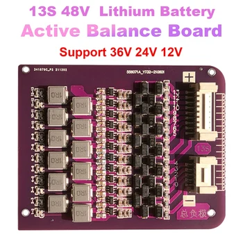 13S PCB Lifepo4 Ternární Lithiové Baterie Active Balance Board Support 36V 24V 12V Lithium Baterie Ochrana Opravář