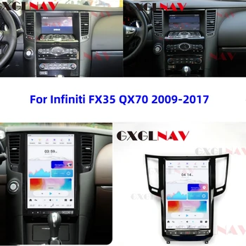 14.4 Palcový Android Auto Rádio Pro Infiniti FX35 QX70 2009-2013/2014-2017 autorádia Multimediální Přehrávač, Head Unit Autoradio Carplay