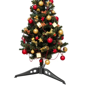 Vánoční Strom Držák Základny Vánočního Stromu podstavec Plastové Nohy Stativu 12Cm Trojúhelníkové Bílé Spodní Plastový Rám