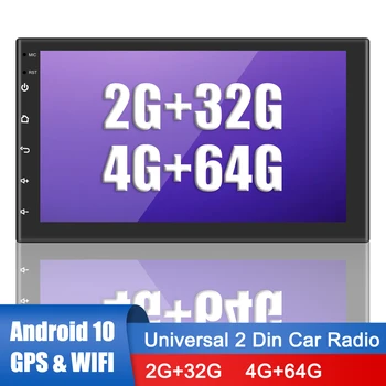 8 Jádro 7/9/10 Palcový GPS, Hands-free FM Recevier Android 10.0 2 Din Carplay Multimediální Přehrávač, Bluetooth, WI-fi autorádia