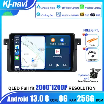 Android, 13 Auto Stereo CARPLAY Pro BMW E46 M3 318 /320 /325 /330 /335 Auto GPS Navigace Rádio Multimediální BT, WIFI