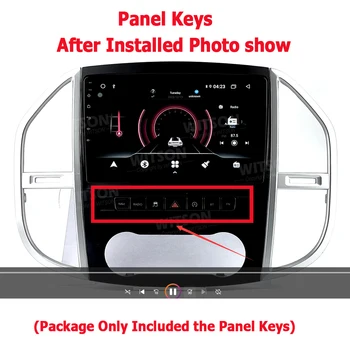 Nouzové Tlačítko Světlo Pro Mercedes Benz Vito 3 W447 Mixto 114 2014 - 2020 Ovládací Panel, Klíč fit 99% Po-trhu Android jednotky