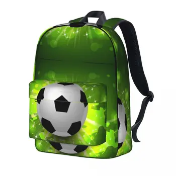 Fotbal Tisk Batoh Sport Zelené Turistické Batohy Chlapec, Dívka Módní Školní Tašky Vlastní Velký Batoh