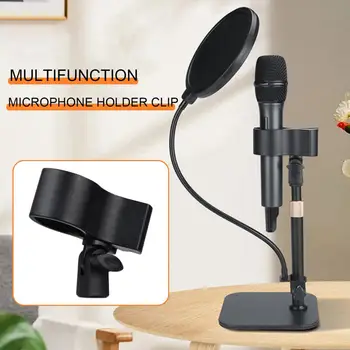 Válcové Velké bránice Kondenzátorový Mikrofon, Klip Mikrofon Klip Odolný Multi-úhel Mikrofon Držák Klip pro Snadné