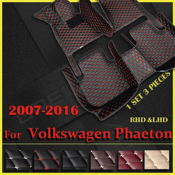 Auto koberečky pro Volkswagen Phaeton PĚTI-SEDADLE 2007 2008 2009 2010 2011 2012 2013 2014 2015 2016 Vlastní auto nohy Podložky