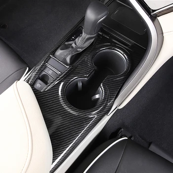 Auto Interiéru Pro Toyota Camry 2018 2019 2020 2021 Uhlíkových Vláken Volant Knoflík Dekorativní Kryt Příslušenství Auto Styling